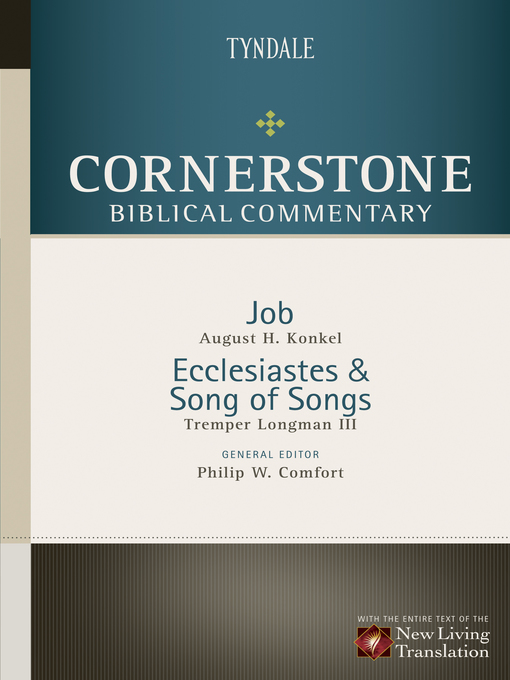 Title details for Job, Ecclesiastes, Song of Songs by August H. Konkel - Wait list